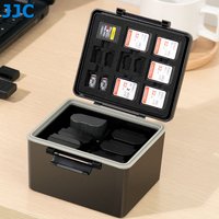 JJC Camera Battery Case Storage Case SD/Micro SD/CFexpress Type A/B Memory Card Case for Canon Nikon Sony Fujifilm Batteries