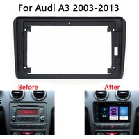 9 inch Car Radio Frame Kit For AUDI A3 2003-2013 Auto Stereo Install Dash Panel Mounting Head Unit Fascia Trim Bezel