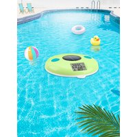 Yieryi Digital Salinity Meter Temp Salt Water Tester Solar Powered Waterproof Floating Salt Monitor for Swimming Pool Aquariums