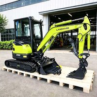 2500kg Mini Excavator High Quality Farm Equipment Small Excavator Yanmar Engine CE Hydraulic Bagger New 2 Ton Digger Customized