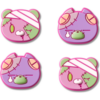 GeekShare Joystick Caps Compatible with Switch 2 - 4PCS Silicone Thumbstick Grips , Patch Moe Doll Thumb Grip Caps