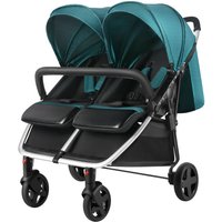 Twin Baby Stroller Second Child Baby Sitting and Lying Stroller Push Non-detachable Strollers Side By Side lightweight strollers