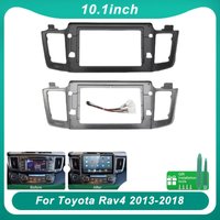 For Toyota Rav4 2013-2018 10.1 Inch Car Radio Fascia Frame Adapter Canbus Box Decoder Android Radio Dashboard Fitting Panel Kit