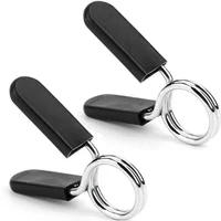1 Piece 25/28/30 mm Barbell Clamp Spring Collar Clips Gym Weight Dumbbell Lock Standard Lifting Kit Barbell Lock