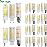 E14 LED Light Bulb G4 G9 3W 5W 9W AC 220V 2835 SMD Ceramic Lamp Replace Halogen for Candle Crystal Chandelier Refrigerator