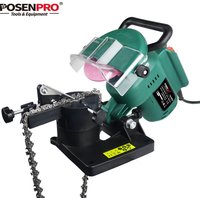 POSENPRO 220W Kettensägenschärfer 4 Zoll Elektrischer Schärfer zum Schärfen von Sägeketten Tragbare Gartenwerkzeuge