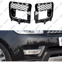 2PC Fog Lights Mesh Grille Cover For Land Rover Range Rover Sport 2014-2017 2015 2016 LR045034 LR045033