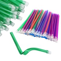 100pc/Bag Suction Tube Dental Disposable Surgical Suction Tips Saliva Ejector Aspirator Odontologia Dentistry Oral Care Material