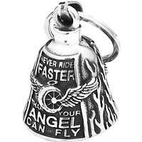 AliExpress NORTHMAN Vintage Motorcycle Wind Domineering Bike Bell Angel Wing Wheel Keychains 316L Stainless Steel Fashion Lucky Jewelry Dropshipping