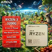 All-in-one Ryzen 3 3200G Processor, Integrated Vega 8 Graphics, Low 65W Power AM4 Desktop CPU