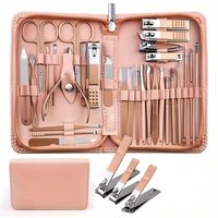 Colorful 30pcs Professional & Nail Care Kit with Corrosion-Resistant Manicure Tools - Rotating Head Design Suitable for Hands