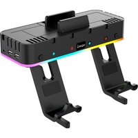 IPEGA PG-SW107 RGB Switch Wall Mount with Joy-Con Charger, Switch Holder for Nintendo Switch / OLED with Switch Organizer