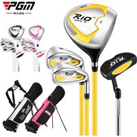 PGM Kids Golf Clubs Set for Boys Girls Junior Beginner with Carbon Shaft and Carry Bag