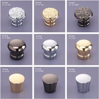 15mm Zinc Alloy Perfume Bottle Cap, Gold Metal Spray Lid for Glass Atomizer, Refillable Sample Container Cover
