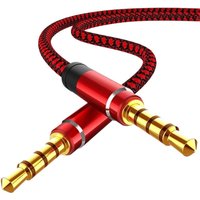 Gold Plated 3.5mm To 3.5mm Jack Aux Cable Auxiliary Male to Male Stereo Jack HiFi Support Microphone Function Audio Jack Cable