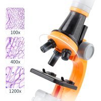 Kids Microscope STEM Educational Science Experiment Toy Early Learning Laboratory Boys Girls Birthday Gift