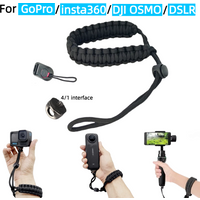 Wrist strap Anti-Lost weave with 1/4 Screw for DSLR GO PRO Hero 13 12 11 10 DJI OSMO Action 5 4 Insta360 X5 Accessories