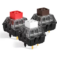 Kailh Box White V2 ,Box Brown V2,Box Red V2, Mechanical Keyboard Switch Clicky Linear Tactile 5pins
