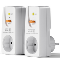 ABQR 2pack 16A Gfci prise de Protection contre les fuites prise Rcd disjoncteur domestique interrupteur de découpe prise de Protection personnelle prise ue