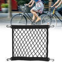 Motorcycle Cargo Net Thicken Compact Adjustable Storage Straps Cargo Net for Motorcycle for E-bike Helmet Camping Climbing