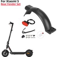 For Xiaomi 5 Rear Fender with Taillight Metal Bracket For Mijia Mi5 Electric Scooter Rear Mudguard Fender and Tail Light Parts