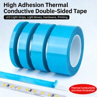 Double Sided Thermal Conductive Tape, Heat Resistant -25~130℃ for Automotive/LED/PCB, 20mmx10m Adhesive