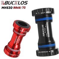 AliExpress BUCKLOS MTB Bottom Bracket Threaded BB 68-73mm Hollowtech II 24mm Ceramic/Sealed Bearing Bicycle Bottom Bracket for Shimano