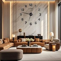 New 60-120cm 3D DIY Wall Clock Giant Acrylic Mirror Clocks Home Decoration Living Room Bedroom Wall Decor Silent Quartz Clocks