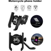 AliExpress NONE Aluminum Alloy Motorcycle Bicycle Mobile Phone Holder GPS Bracket Handlebar Mount Multi-Specification For Xiaomi iPhone Samsung
