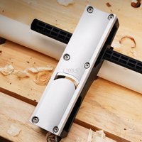 ABS Concave Bottom Hand Push Planer for Round Wooden Stick Making Carpentry Aluminum Alloy Bottom Circular Arc Chamfering Planer