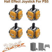 2Pcs 3D Analog Sensor Hall Effect Analog Joystick Replacement Repair Game Controller Thumb Stick For PS5/PS4/Xbox One/Switch Pro