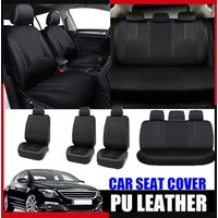 Universal Car PU Leather Front Car Seat Covers Fine Quality Back Car Seat Cover Auto Interior Car Seat Protector Cover