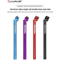AliExpress LUNJE Bicycle Seatpost 27.2 28.6 30.4 30.9 31.6mm Aluminum Alloy MTB Bike Seatpost Bike Seat Tube Road Bicycle seatpost Accessories
