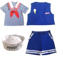 Stranger Movie Cosplay Costume Ice Cream Clerk Navy Cosplay Robin Steve Harrington Scoops Ahoy Roleplay Suits Sailor Uniform