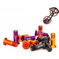 M5×14.2MM Rear Guide Pulley Screw Bike Rear Derailleur Jockey Wheel Screws Color Guide Chain Pulley Screw MTB Accessories Parts