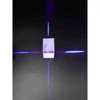 10MM Optical Glass Beam Splitting Prism, Semi-Reflective and Semi-Transparent Cube