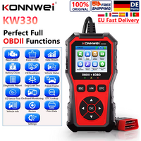 2026 KONNWEI KW330 Auto-OBD2-Diagnosegerät Professioneller Motor- und Batterie-Fehlercodeleser Echtzeitdaten-Anzeige Automobil-OBD-Fehlerscanner Kostenloser Versand