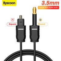SPDIF to Mini Toslink Digital Optical Fiber Coaxial Cable 3.5mm Optical Fiber Audio Cable for Speaker Amplifier 360 Xbox PS4