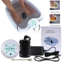 Detox Ionic Foot Spa Bath Machine Detoxifier Cleanse Footspa Vibrantion Best Care Arrays Aqua Foot bath Therapy Foot Massager