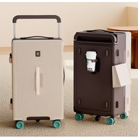 20"24"26 Inch Wide Tie Rod Travel Suitcase Multifunctional Luggage Large Capacity Rolling Luggage Bag Trolley Case With Wheels