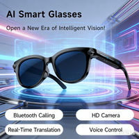 AI Smart Glasses Camera Video Recording AI Photo Recognition Bluetooth Call Smartglasses Translation Voice Sunglasses Men Women