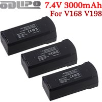 Original 7.4V 3000Mah Drone Lipo Battery For V198 V198PRO V198MAX V168PRO V168MAX GPS Drones Quadcopter Battery Accessories