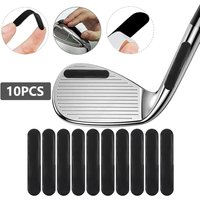 10 Pcs Black Silver Golf Club Weighted Lead Sheet Self-adhesive Universal Pickleball Lead Tape Pickleball Weight Tapes