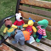 1/5pcs Maisy Mouse Plush Toy Cartoon Charley Eddie Cyril Tallulah Stuffed Animal Educational Plushie Doll Gift for Fans Girl Boy image 4