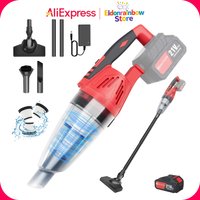 Vacuum Gap Cordless Powerful Cyclone Suction Portable 300W, Rechargeable Car Vacuum Cleaner Handheld With 2200mAh Battery