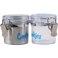 Mini Plastic Tobacco Stash Jar Vacuum Sealed Jar Tobacco Airtight Container For Herbs Flowers