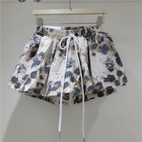 American Retro Camouflage Print Denim Mini Skirt - Women's 2026 Summer New Versatile, Slimming, Loose Fit, Hot Girl Style