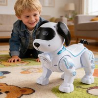 Robot Dog Electronic Stunt Pet Interactive Touch Programmable Smart Walking Dancing Kids Birthday Gift for Kids Boys Girls