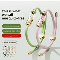 Plant essential oil mosquito repellent wristband, mother and baby grade skin friendly silicone tape, outdoor mosquito prevention