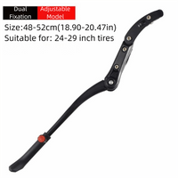 AliExpress NONE Support Aluminum Bicycle Kick Stand Adjustable Single Kickstand Rear Side Support Road Bicycle